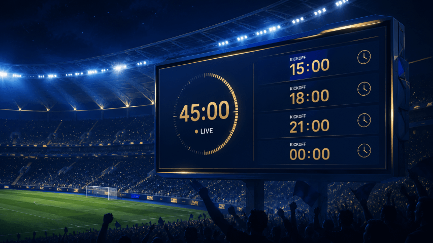 Bảng điểm lịch thi đấu World Cup 2026 tại sân vận động